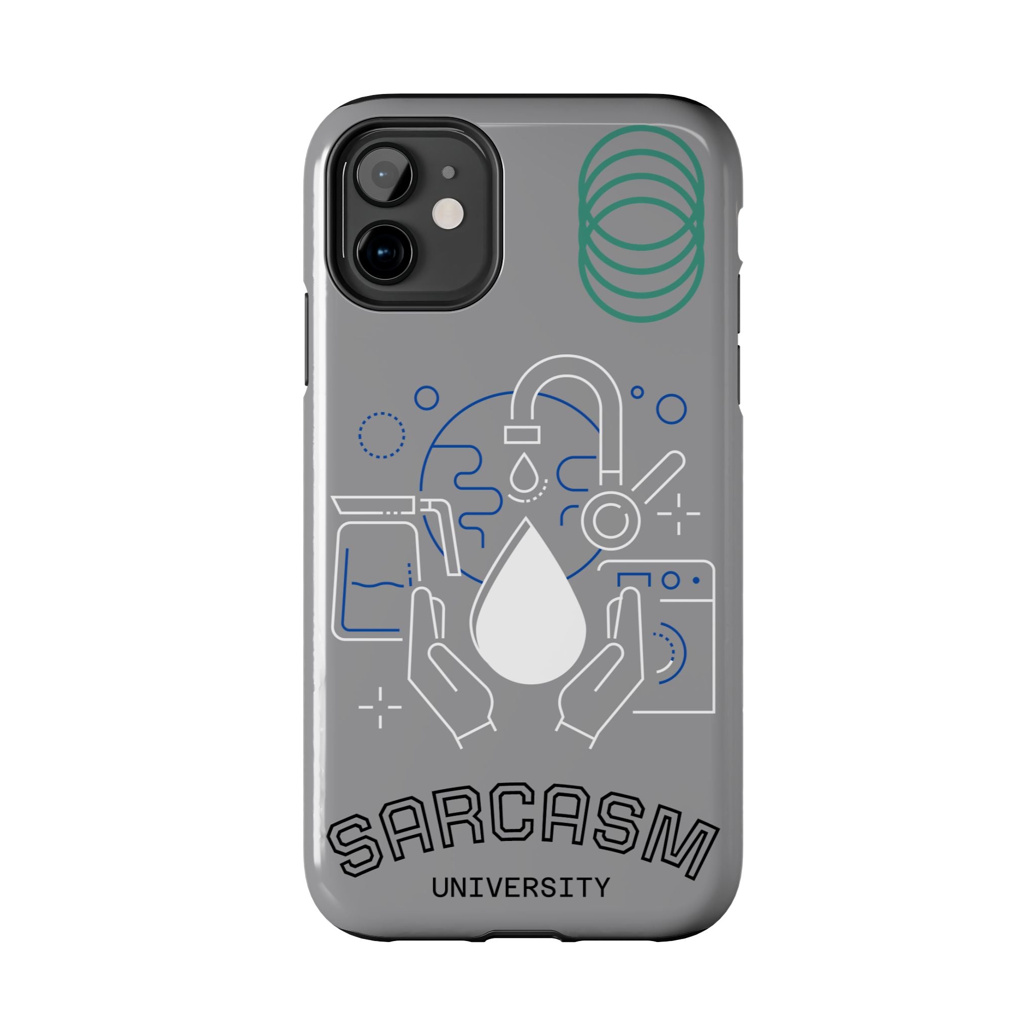 Sarcasm University Tough Phone Case — Scientific Lab Drop Design