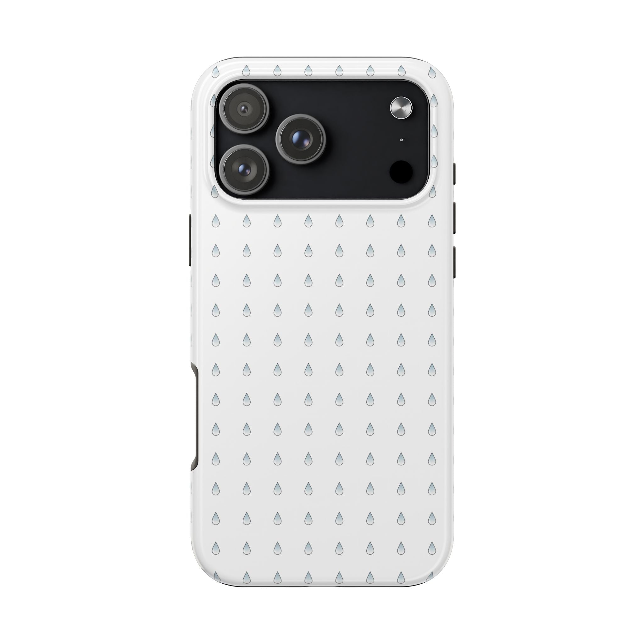Tough Phone Case — Minimal Raindrop Protective Cover