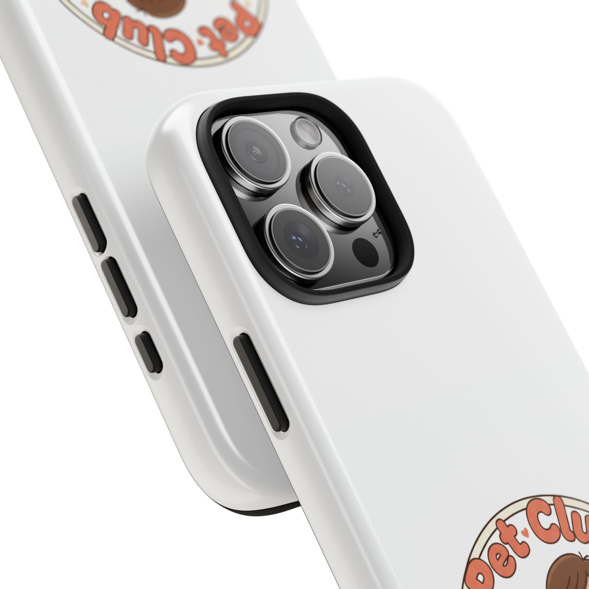 Pet Club Tough Phone Case — Cute Boy & Cat Illustration, "Togetherness" Design