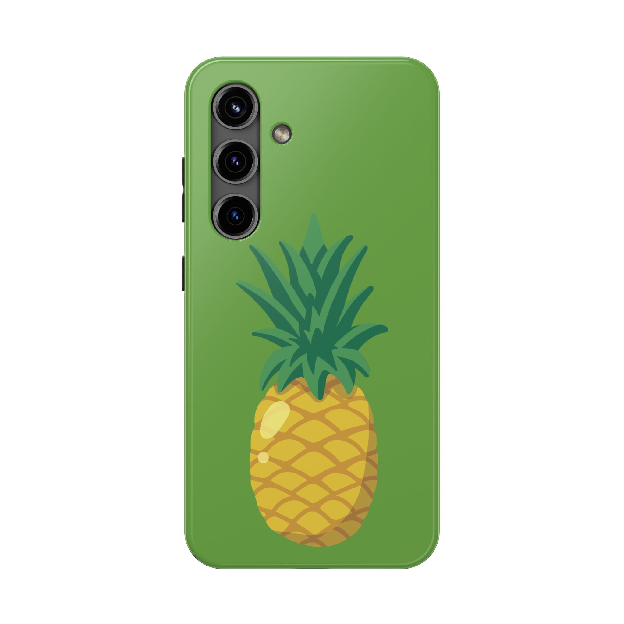 Pineapple Tough Phone Case — Tropical Green Protective Phone Cover
