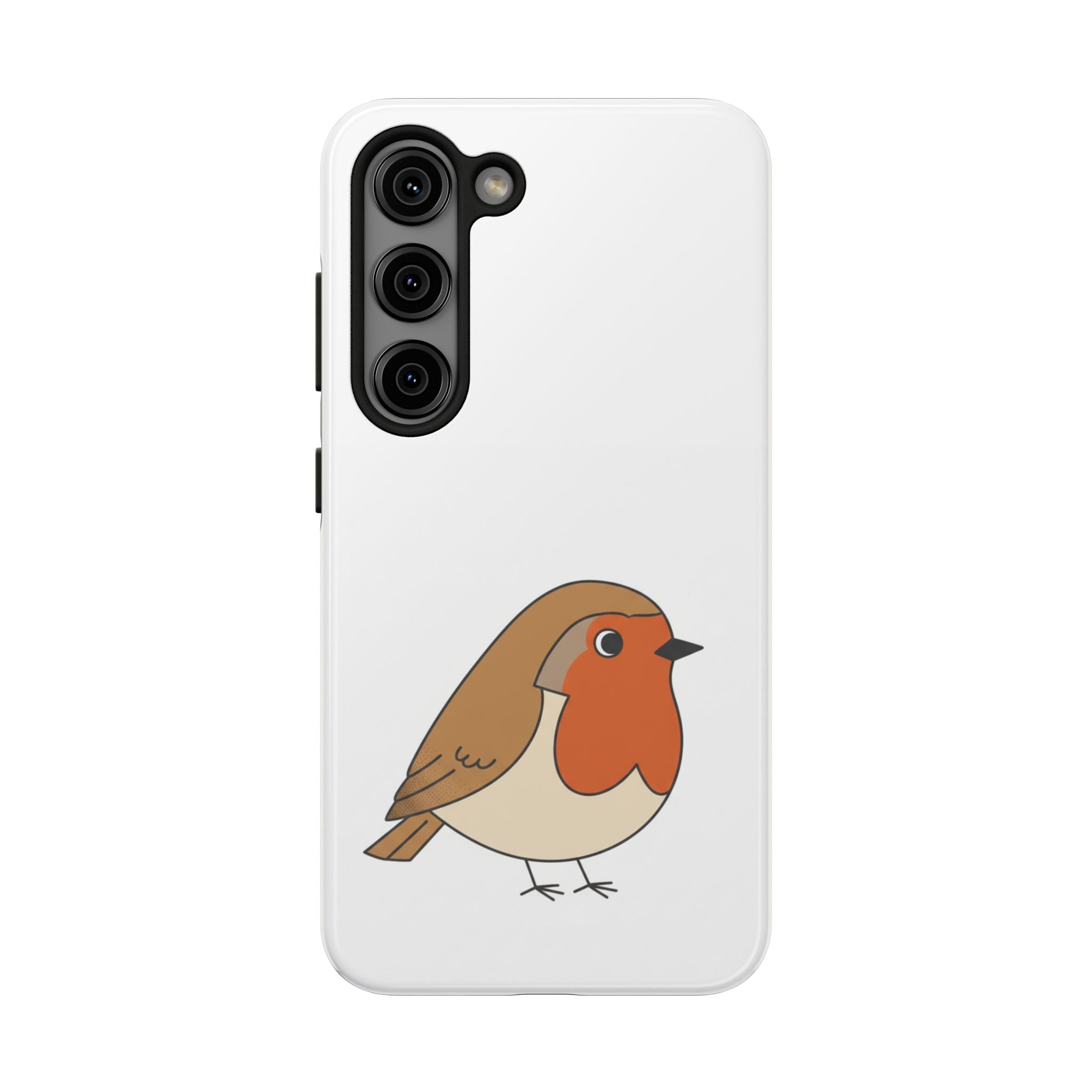Cute Robin Tough Phone Case — Protective Bird iPhone Case