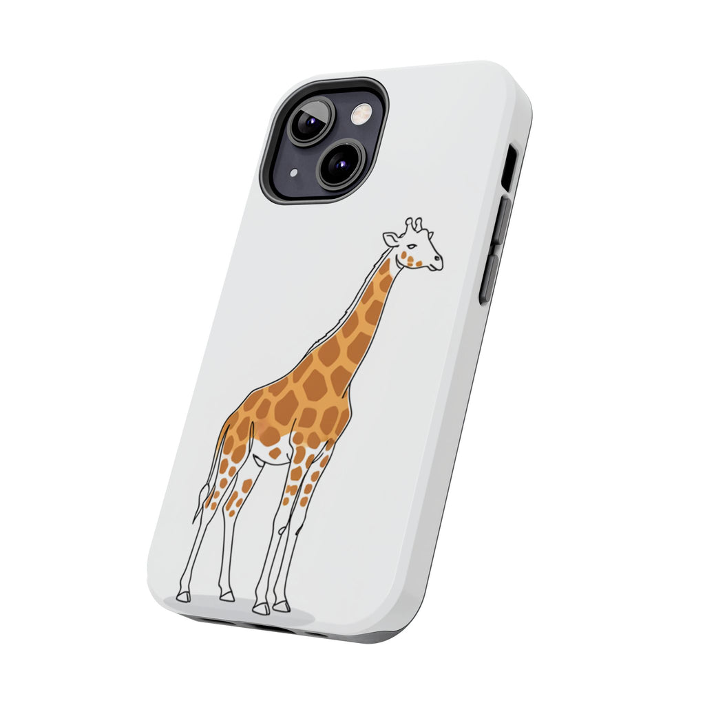 Giraffe Tough Phone Case — Cute Safari Animal Protective Cover