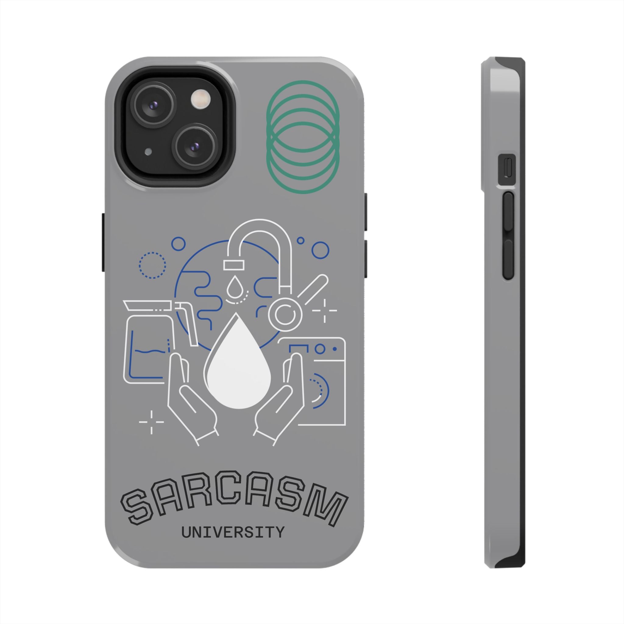 Sarcasm University Tough Phone Case — Scientific Lab Drop Design