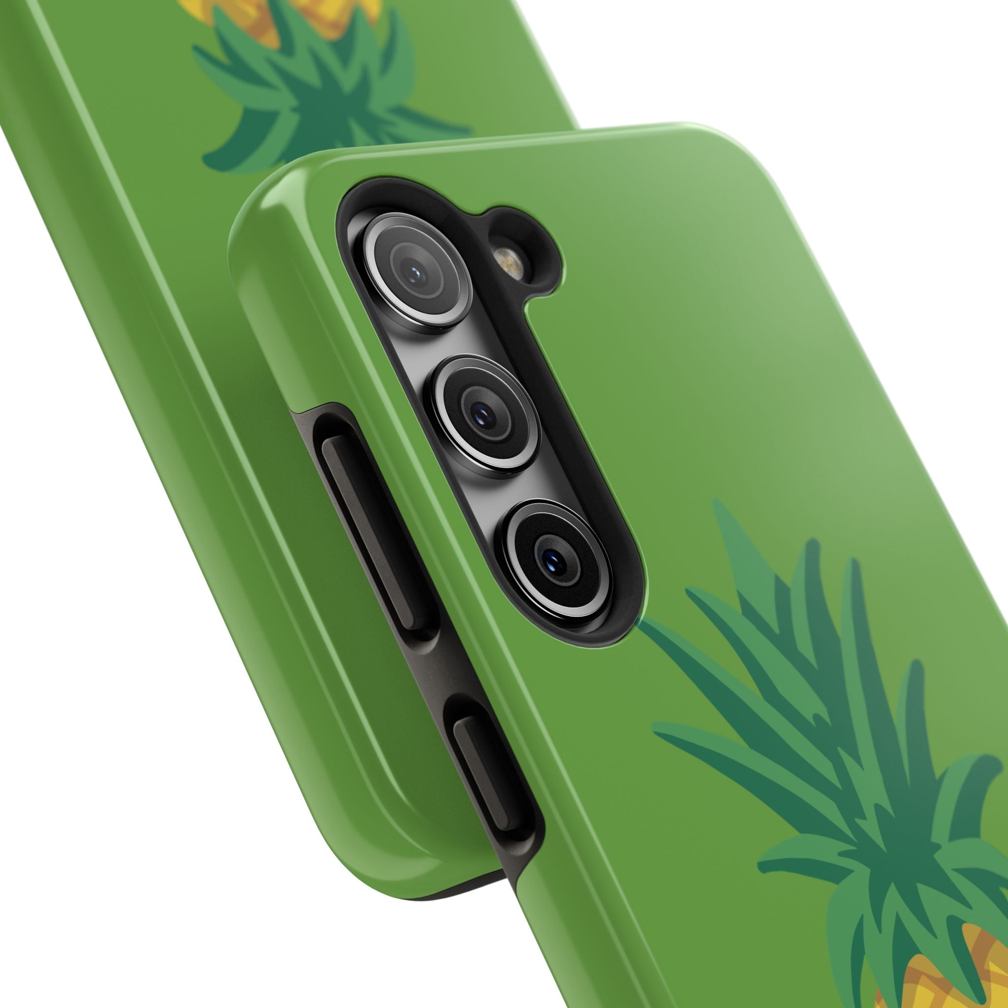 Pineapple Tough Phone Case — Tropical Green Protective Phone Cover