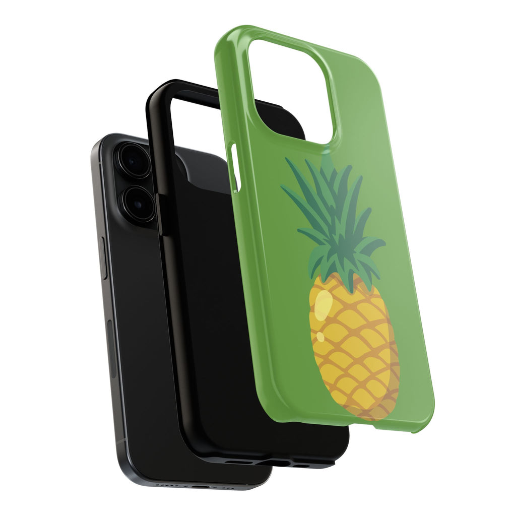 Pineapple Tough Phone Case — Tropical Green Protective Phone Cover