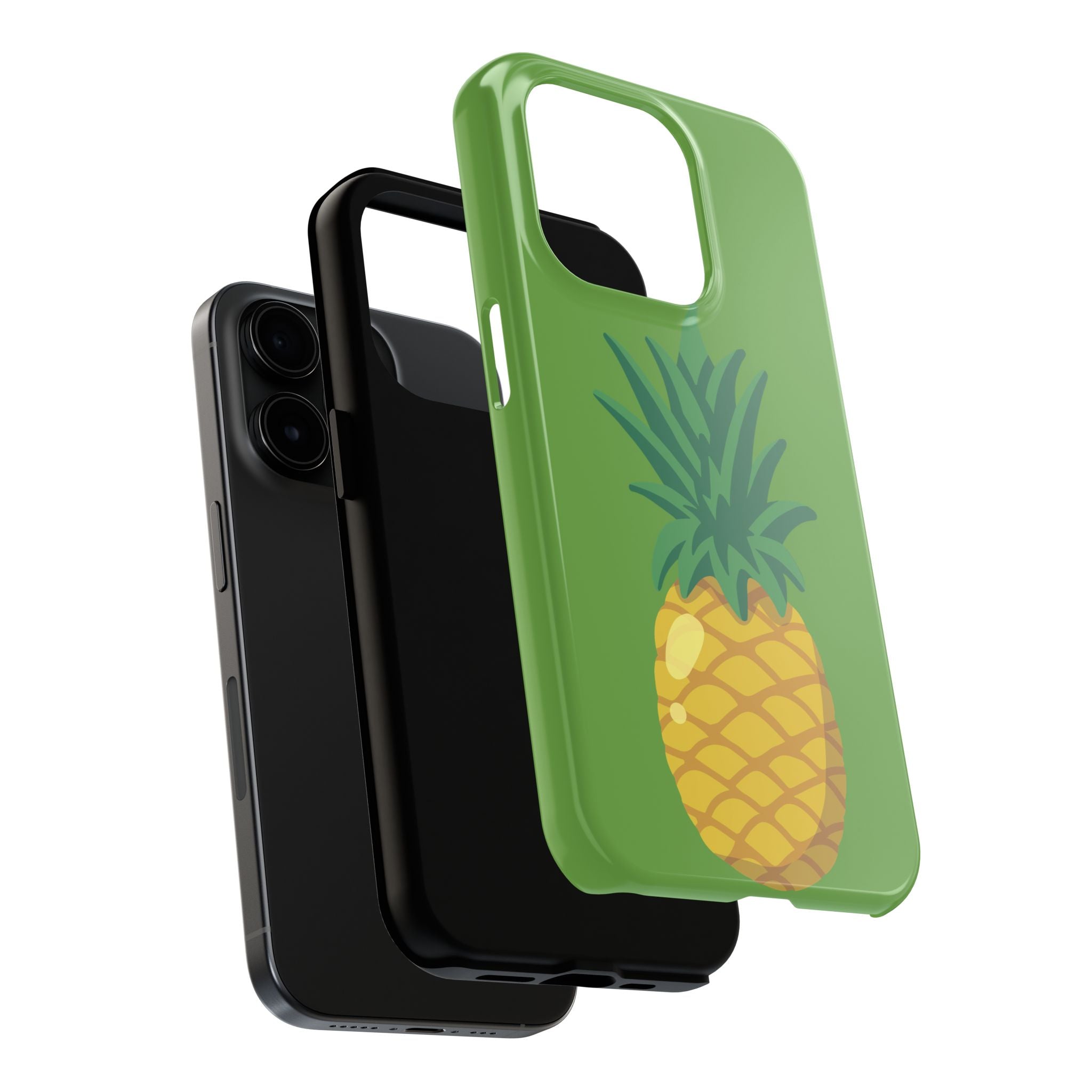 Pineapple Tough Phone Case — Tropical Green Protective Phone Cover