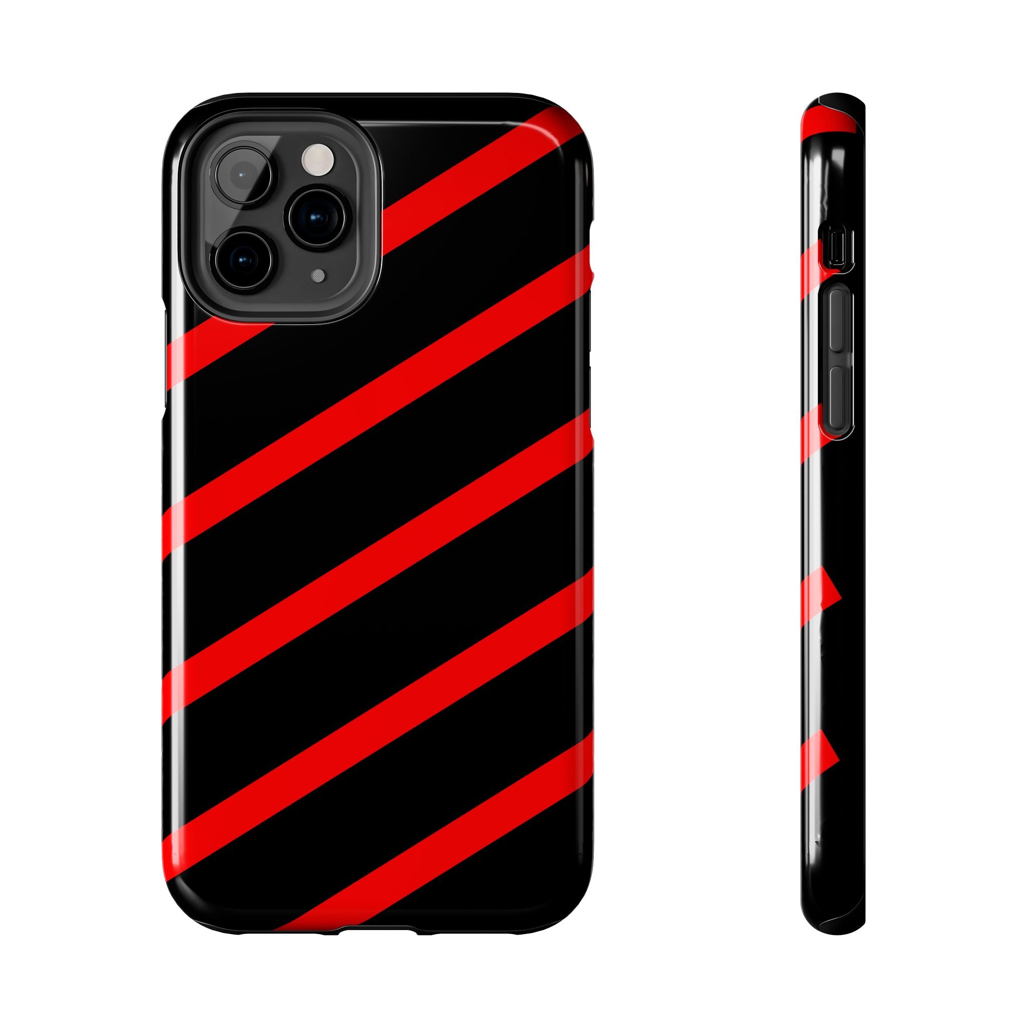 Copy of Tough Phone Case — Blue Diagonal Stripe Shockproof Cover