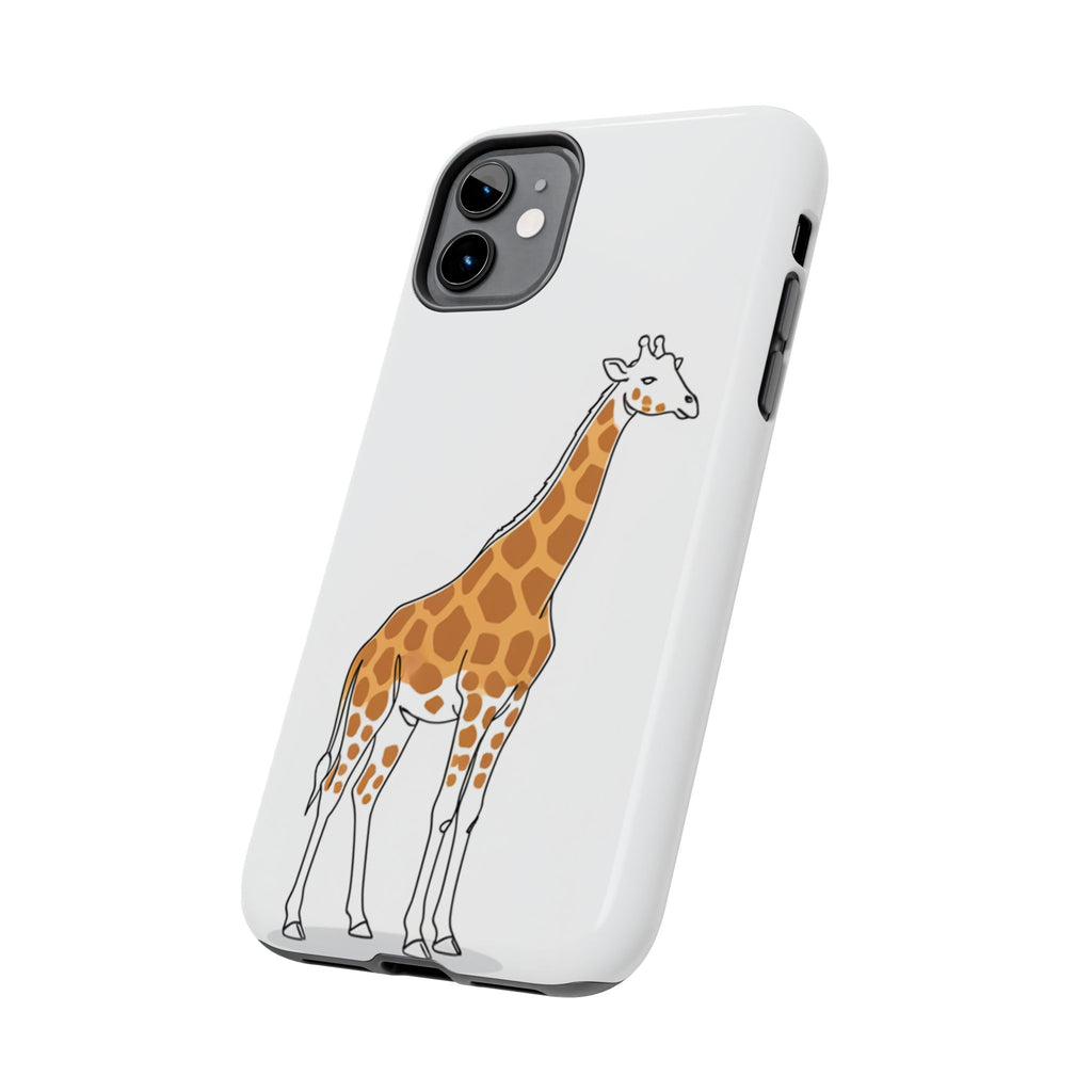 Giraffe Tough Phone Case — Cute Safari Animal Protective Cover