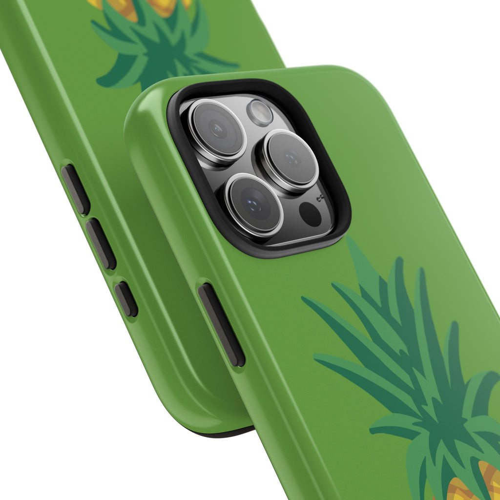 Pineapple Tough Phone Case — Tropical Green Protective Phone Cover