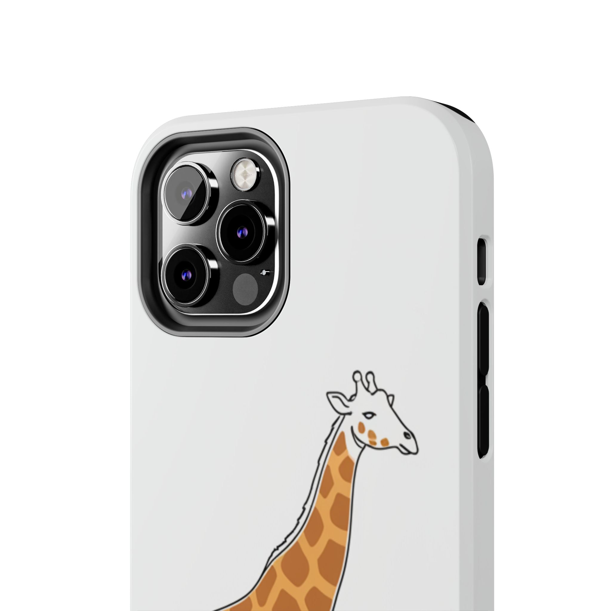 Giraffe Tough Phone Case — Cute Safari Animal Protective Cover