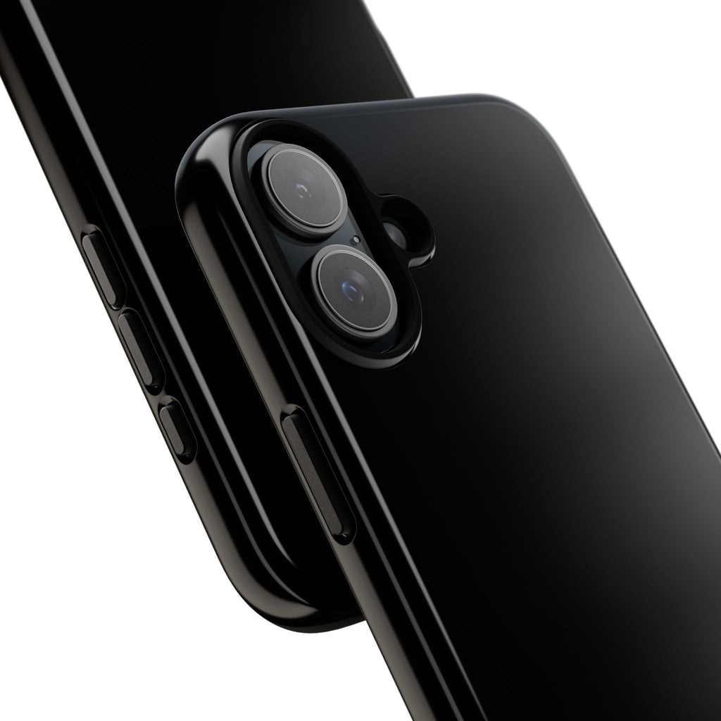 Phone Case - "Progress Over Perfection" Glossy Black Protective Cover
