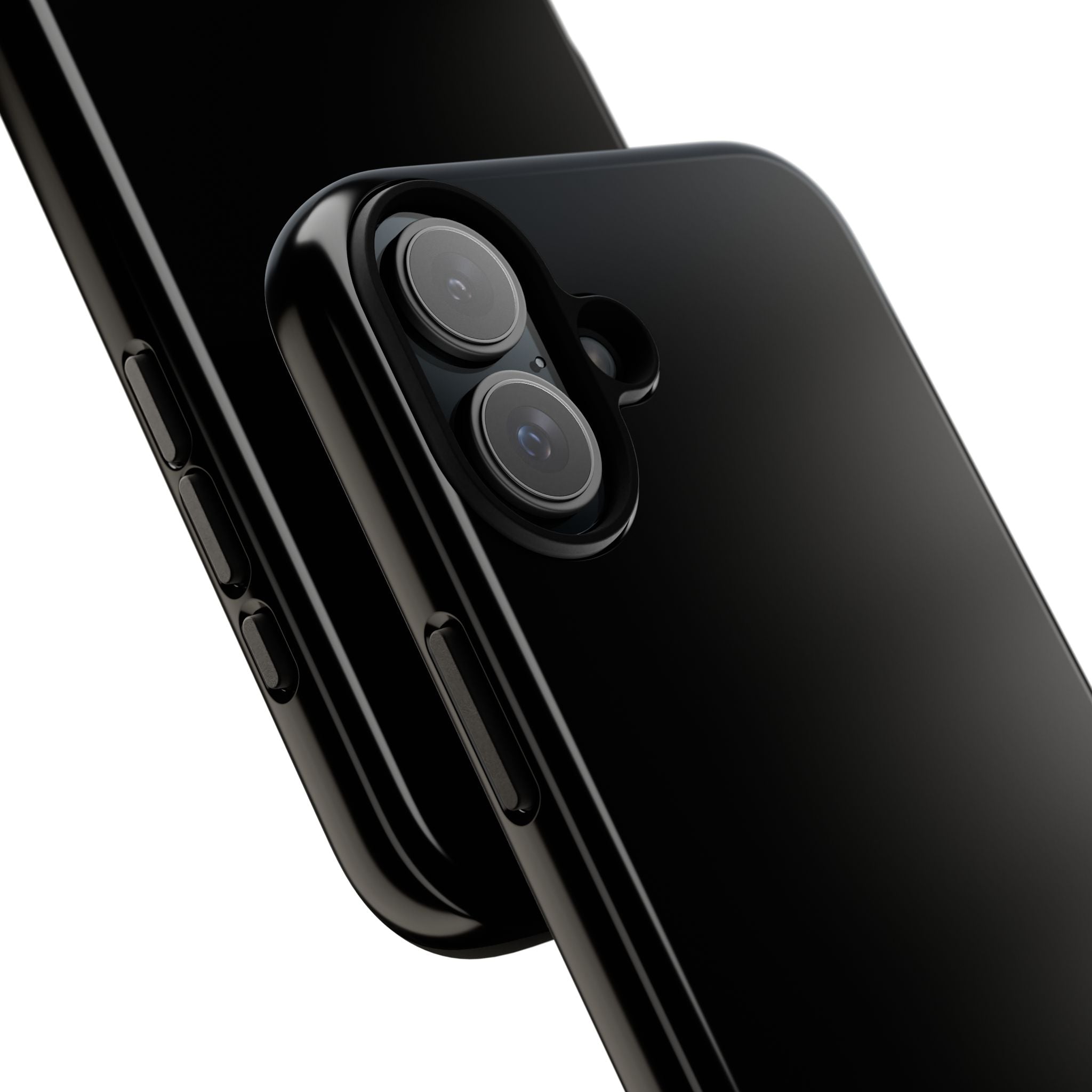 Phone Case - "Progress Over Perfection" Glossy Black Protective Cover
