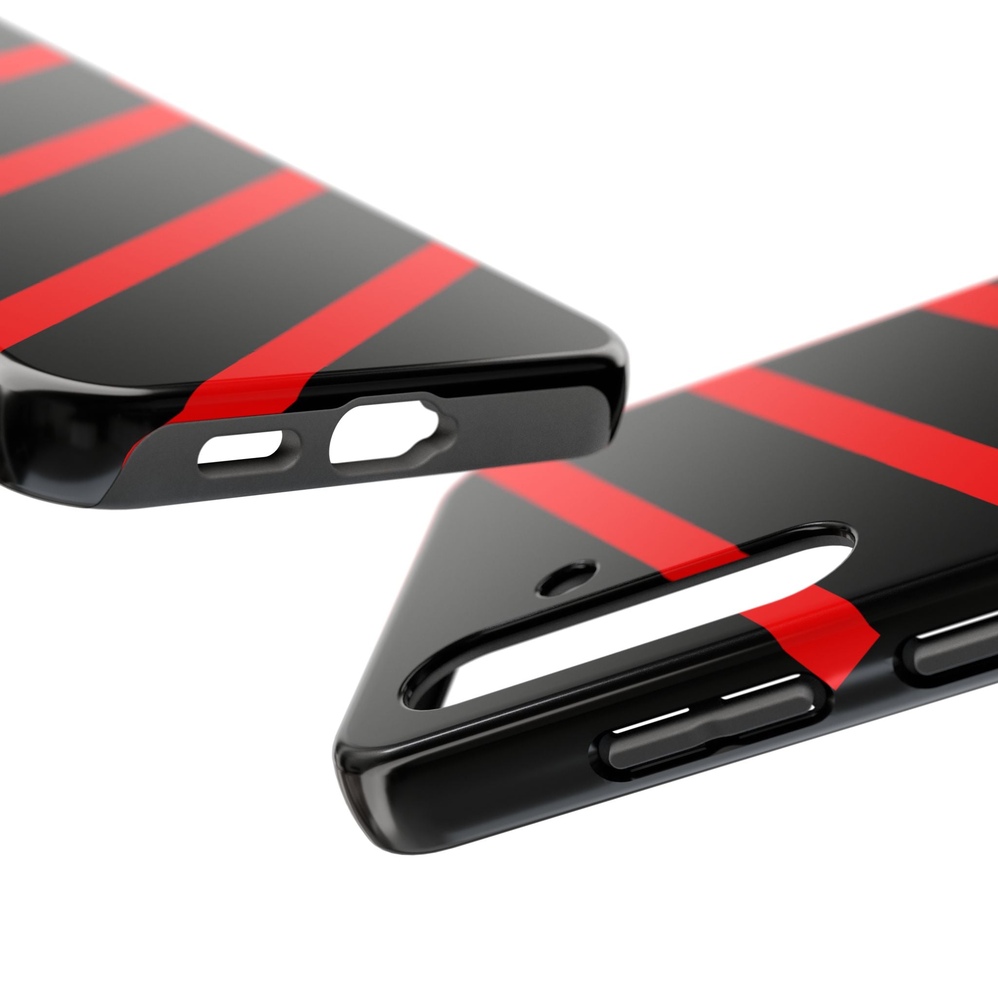 Copy of Tough Phone Case — Blue Diagonal Stripe Shockproof Cover