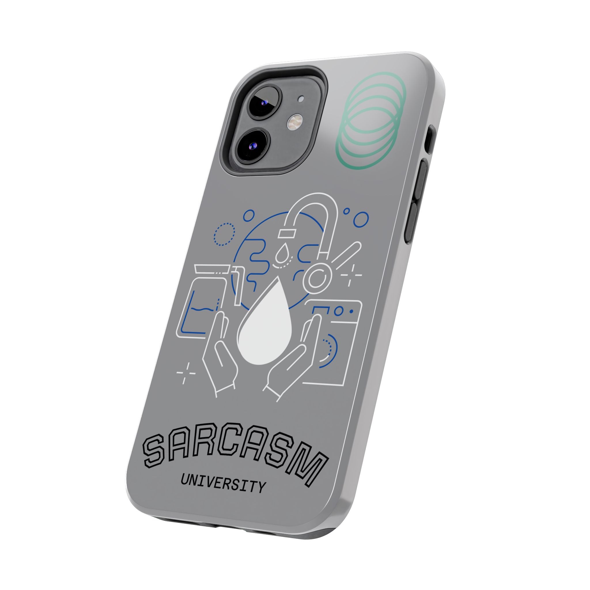 Sarcasm University Tough Phone Case — Scientific Lab Drop Design