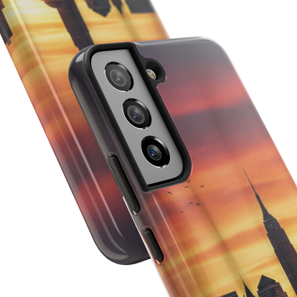 Tough Phone Case — NYC Skyline Sunset Protective Cover