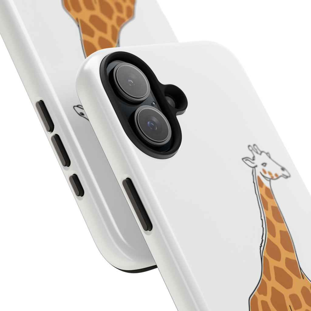 Giraffe Tough Phone Case — Cute Safari Animal Protective Cover