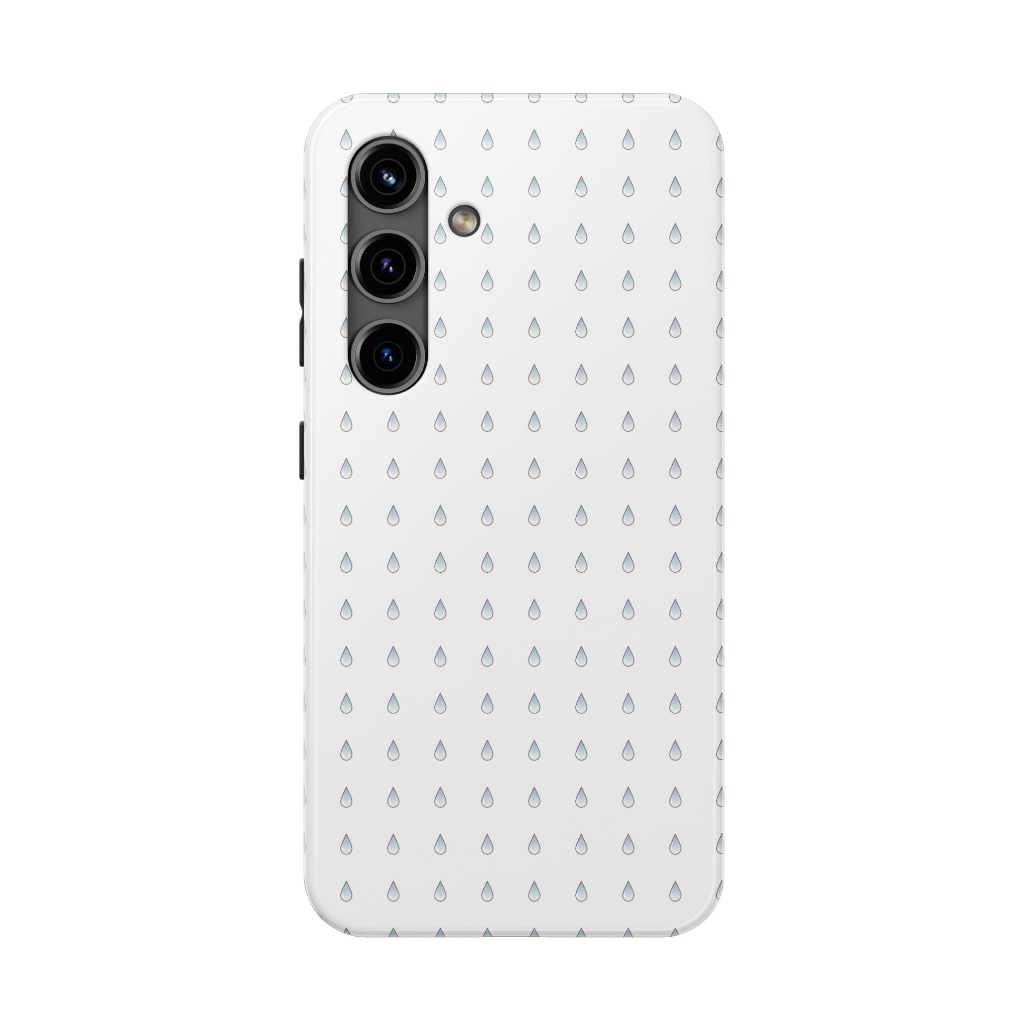 Tough Phone Case — Minimal Raindrop Protective Cover