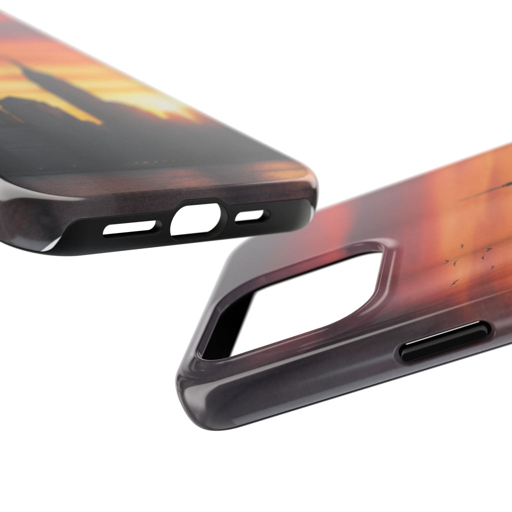 Tough Phone Case — NYC Skyline Sunset Protective Cover