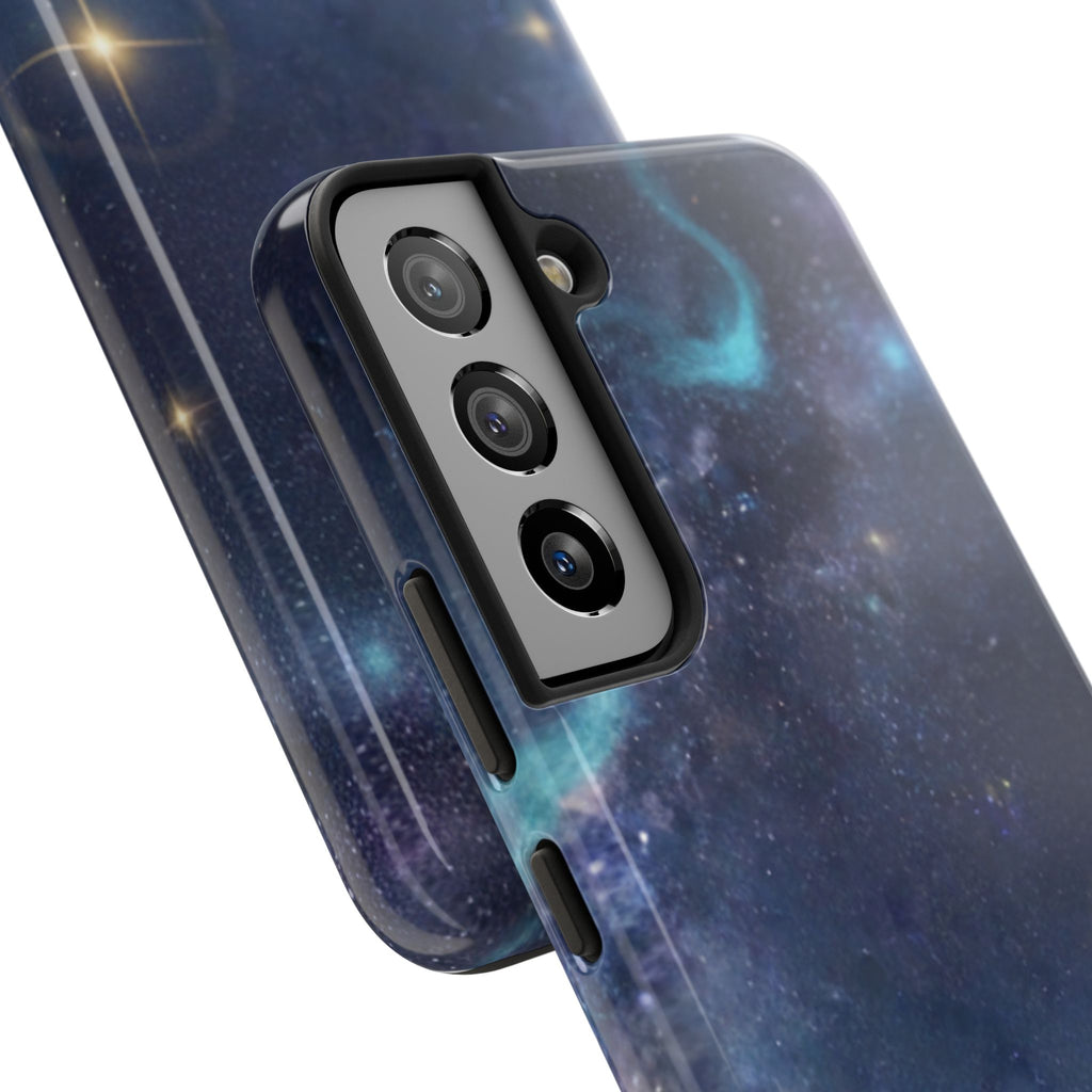 Galaxy Night Sky Tough Phone Case — Starry Landscape Protective Phone Cover