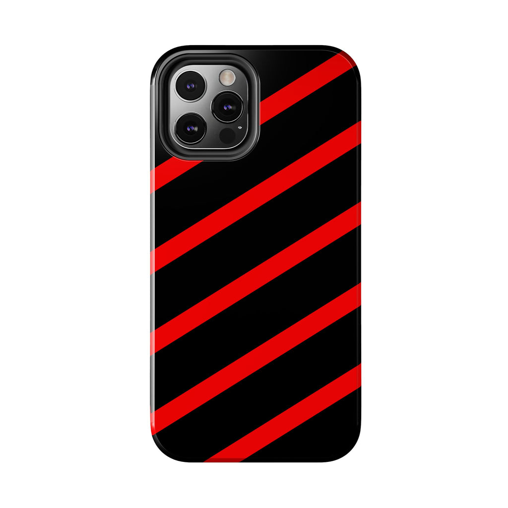 Copy of Tough Phone Case — Blue Diagonal Stripe Shockproof Cover