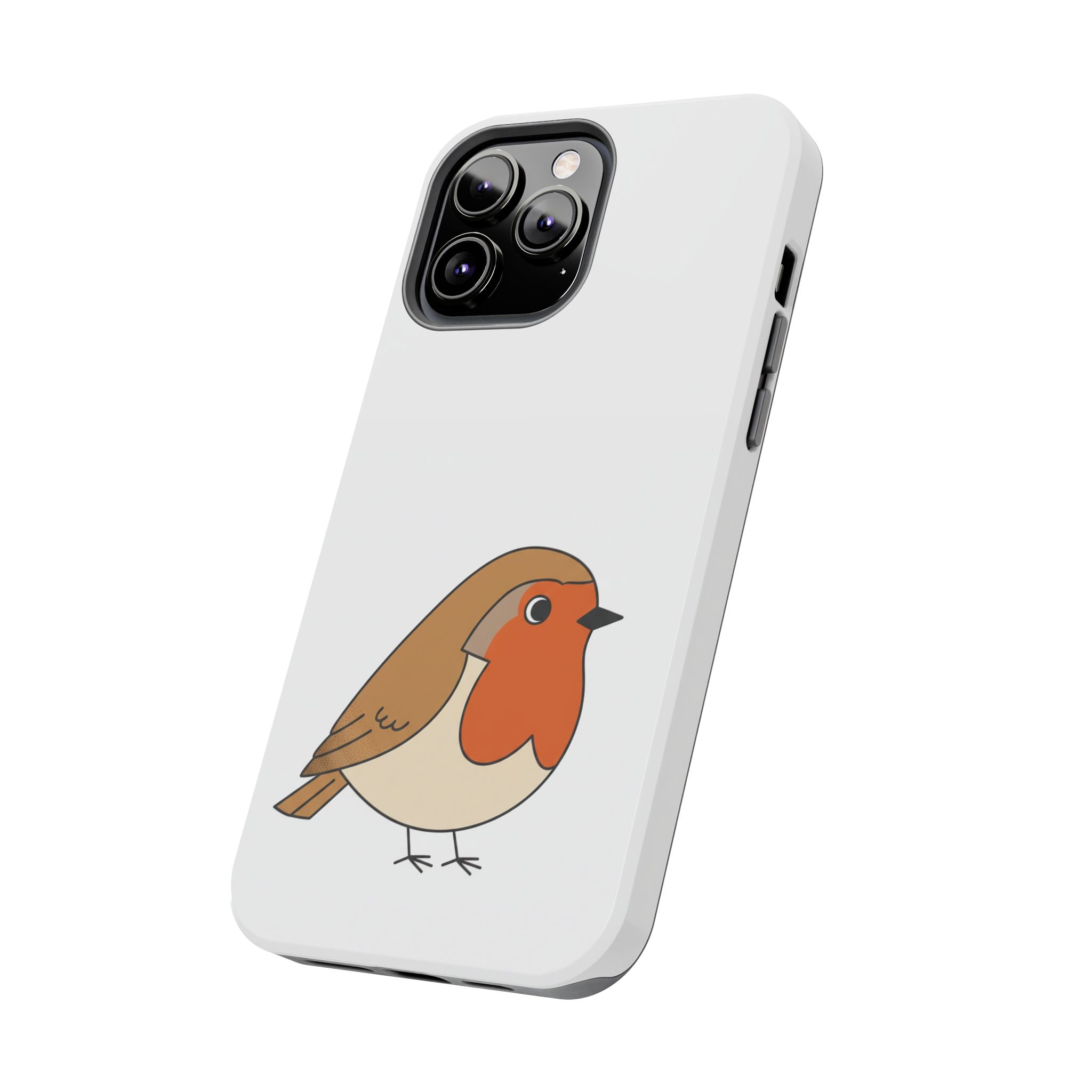 Cute Robin Tough Phone Case — Protective Bird iPhone Case