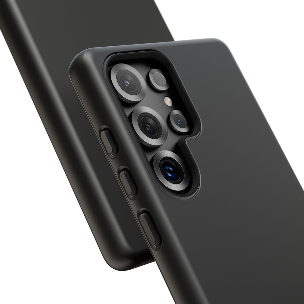 Phone Case - "Progress Over Perfection" Glossy Black Protective Cover