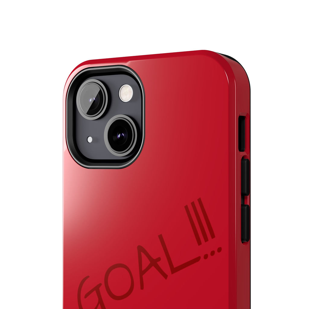 Phone Case — 'GOAL!!!' Cartoon Soccer Player Tough Protective Case