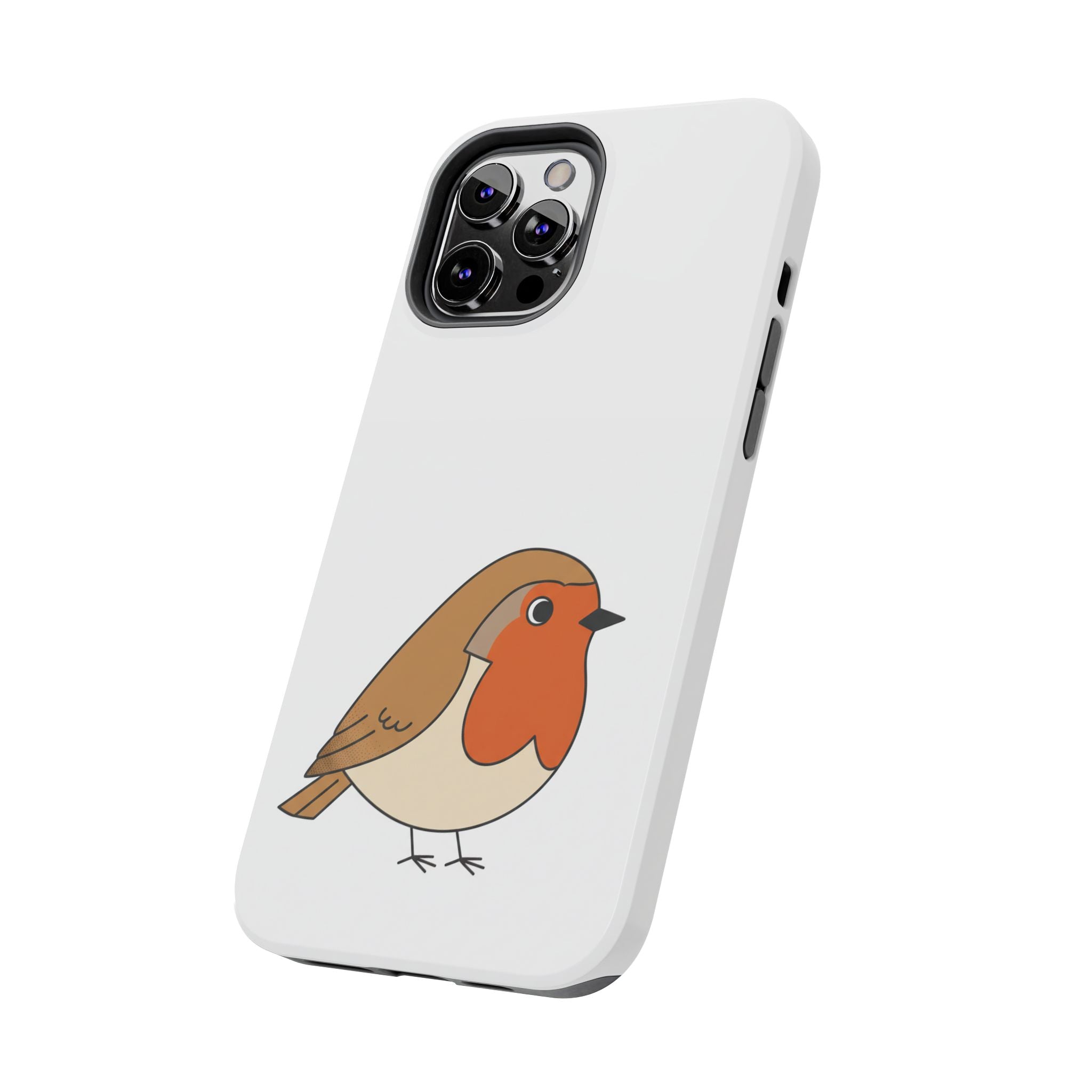 Cute Robin Tough Phone Case — Protective Bird iPhone Case