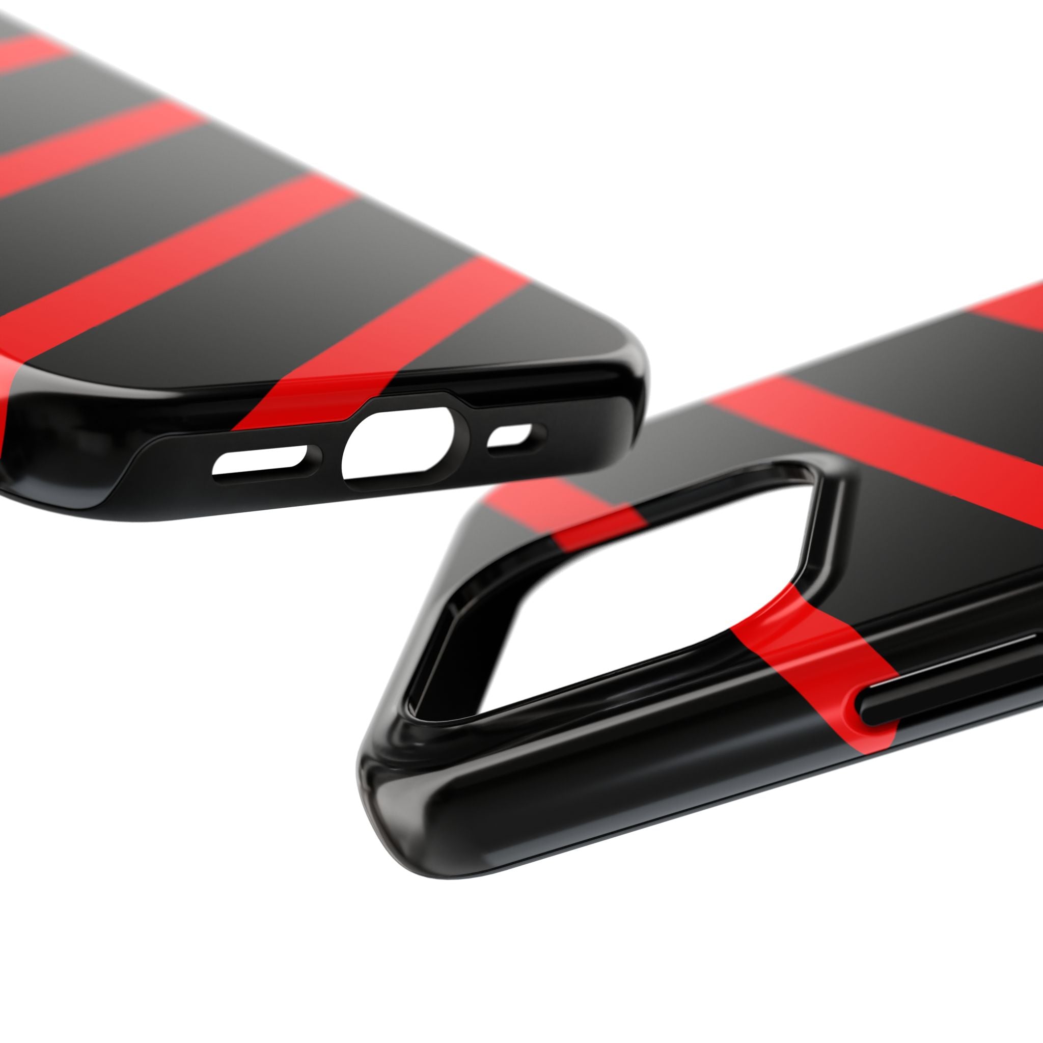 Copy of Tough Phone Case — Blue Diagonal Stripe Shockproof Cover