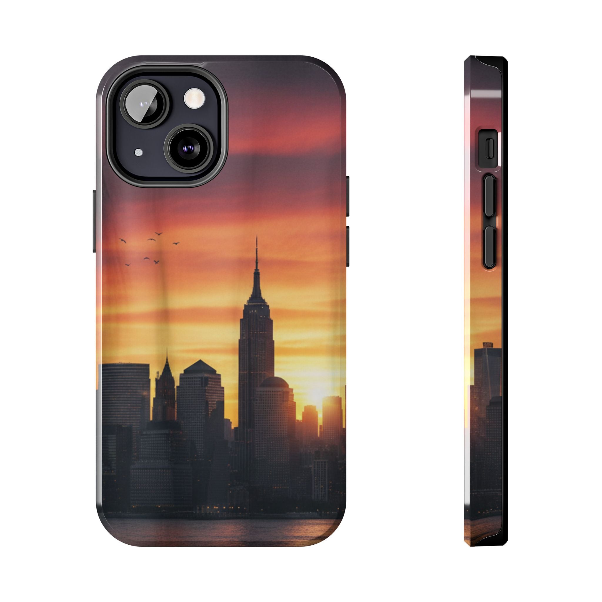 Tough Phone Case — NYC Skyline Sunset Protective Cover