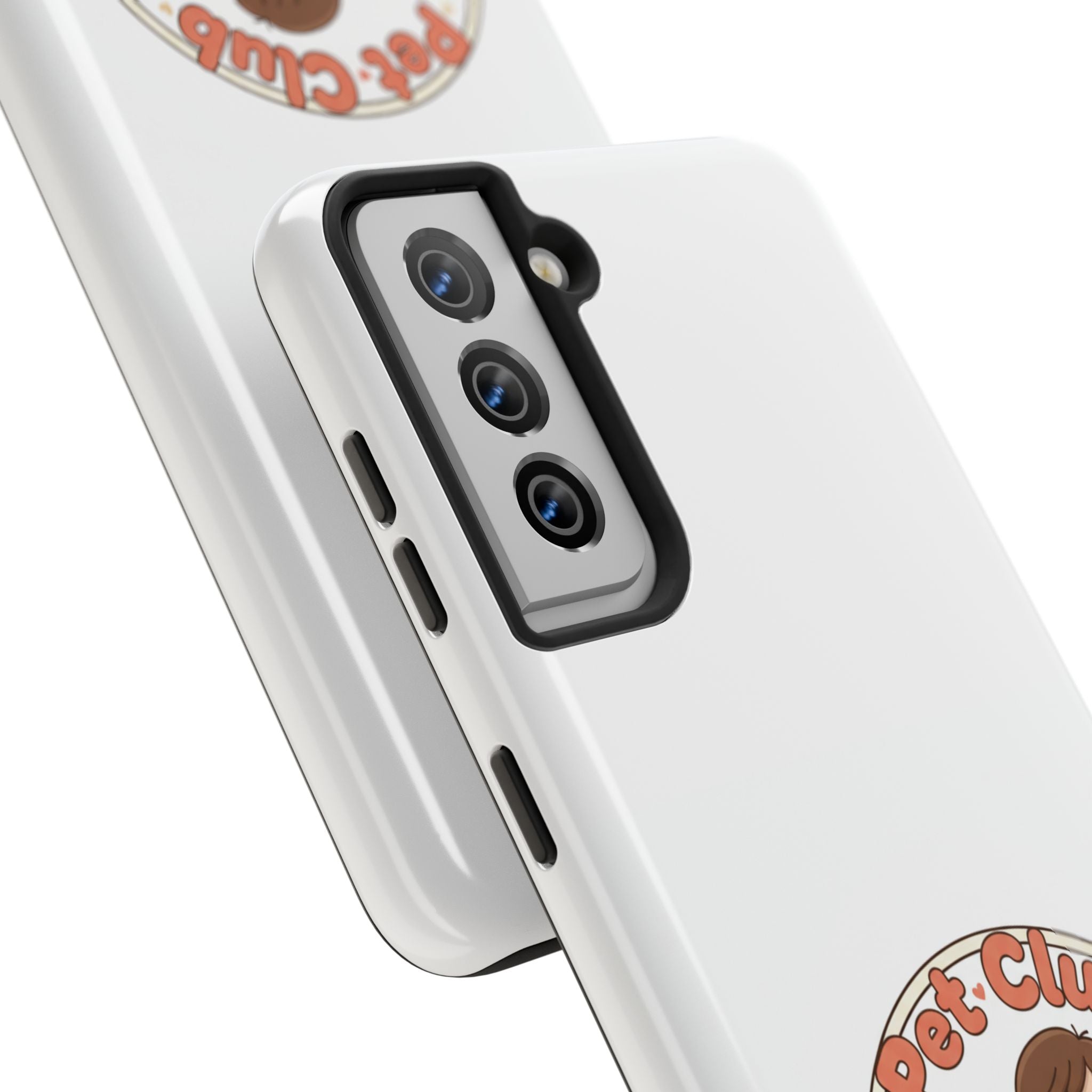 Pet Club Tough Phone Case — Cute Boy & Cat Illustration, "Togetherness" Design