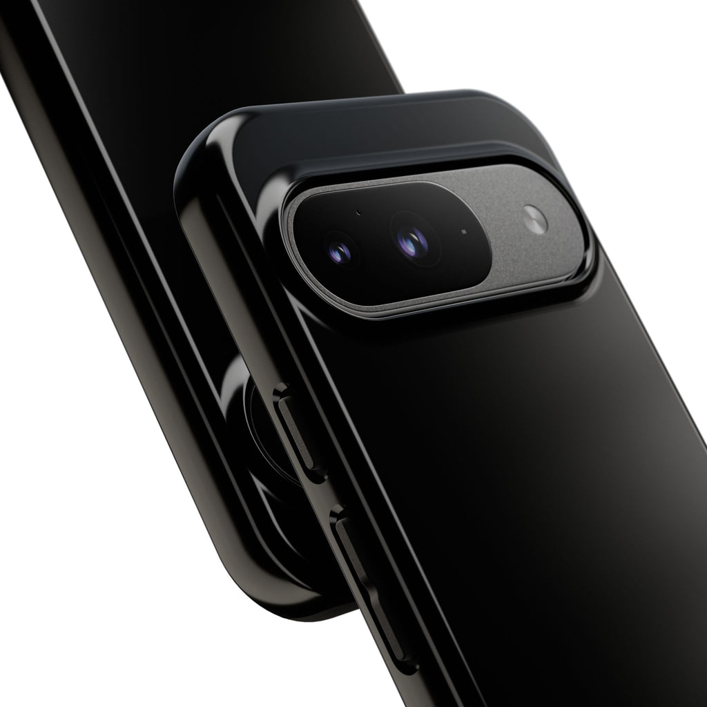 Phone Case - "Progress Over Perfection" Glossy Black Protective Cover
