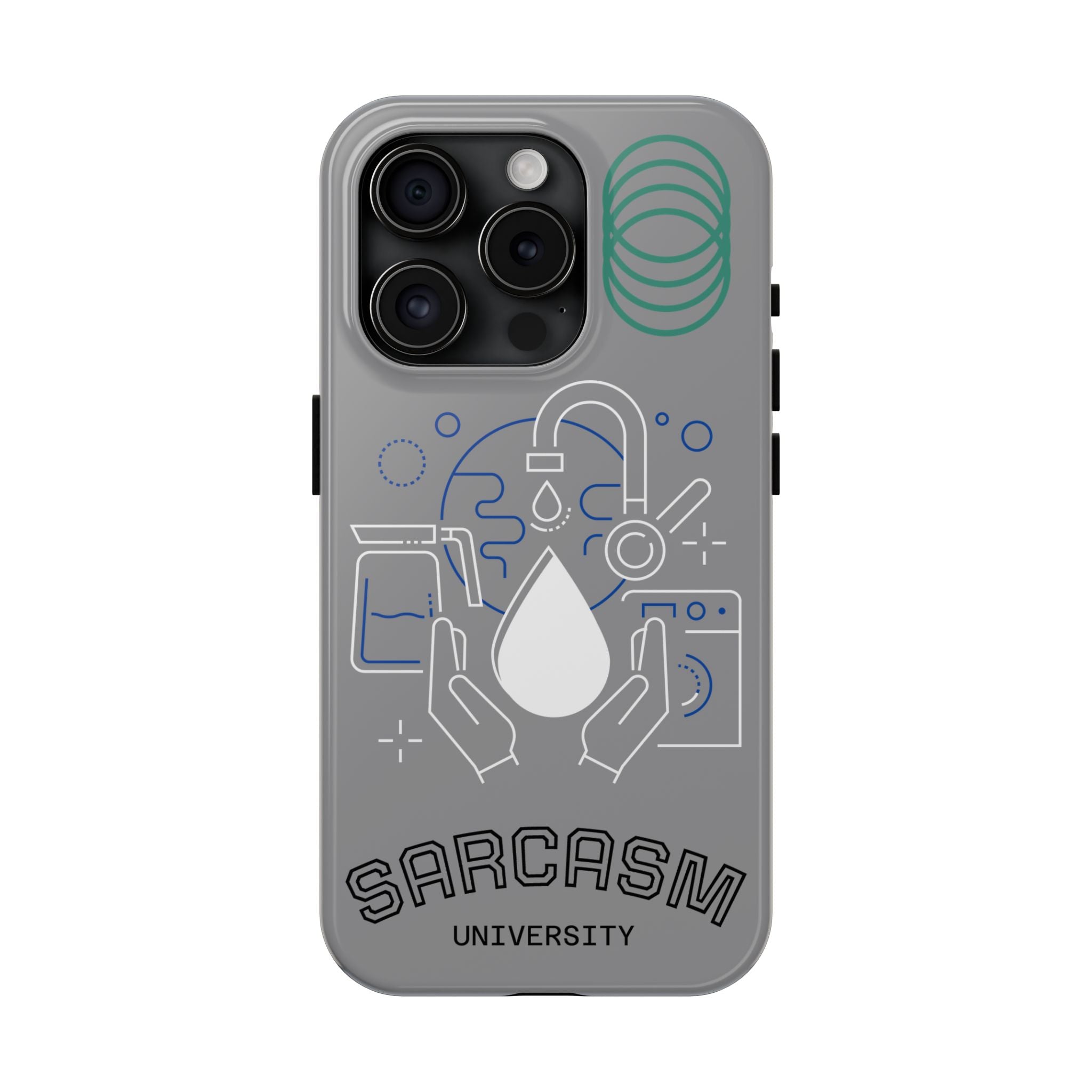 Sarcasm University Tough Phone Case — Scientific Lab Drop Design