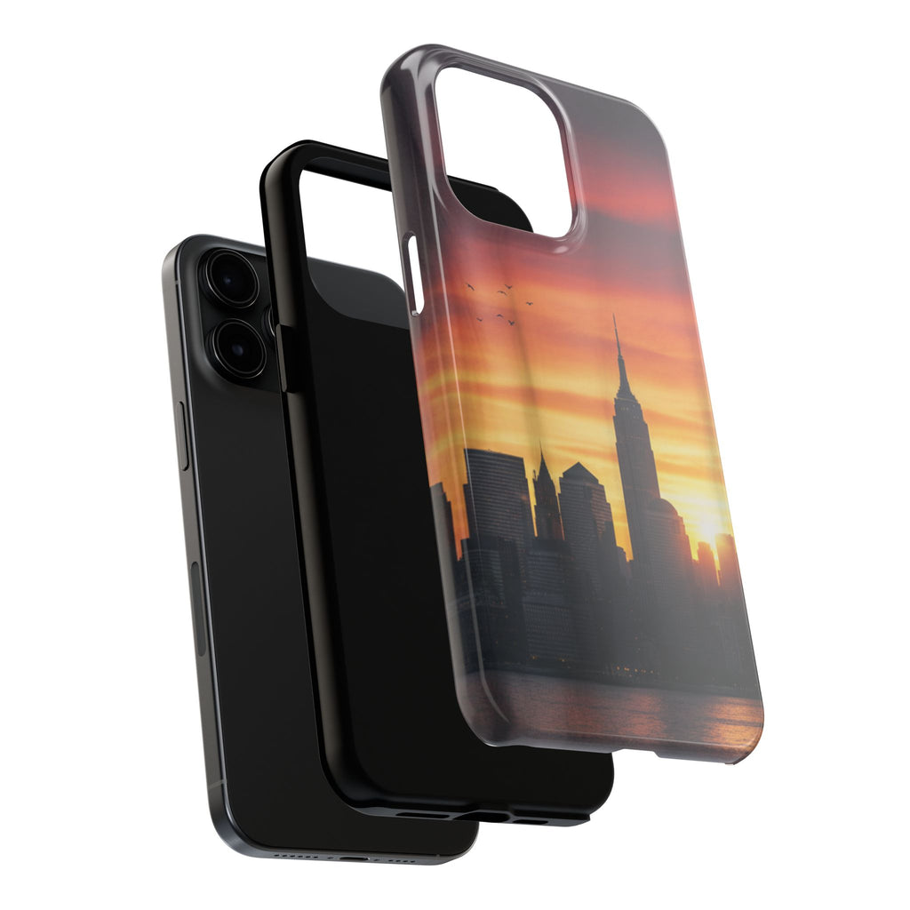 Tough Phone Case — NYC Skyline Sunset Protective Cover