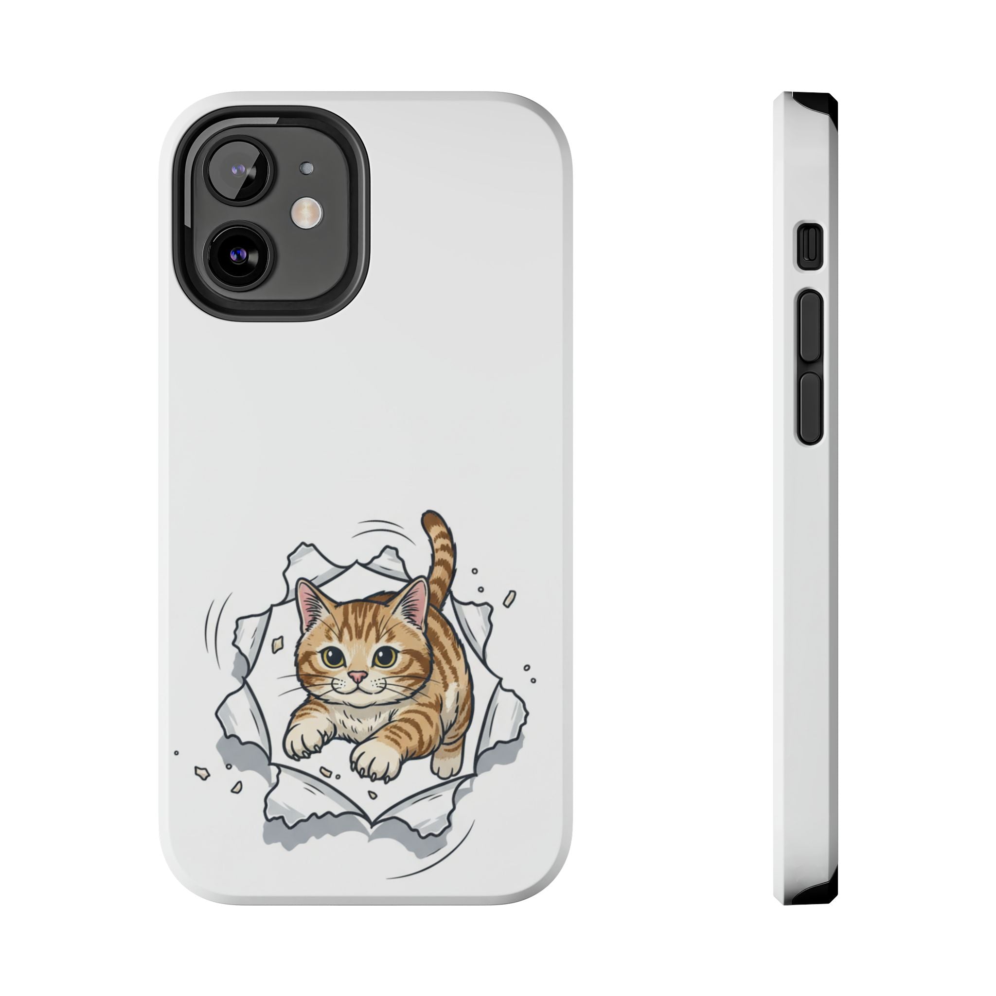 Playful Orange Tabby Cat Phone Case | Tough Phone Case, Protective Cute Kitty