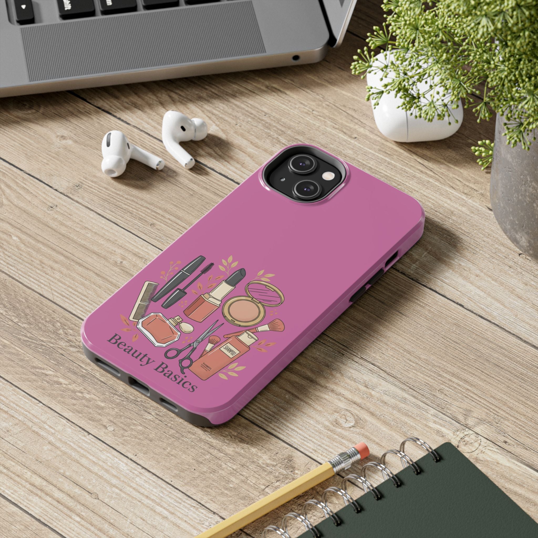 Beauty Basics Tough Phone Cases - Pink