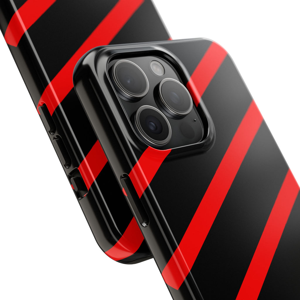 Copy of Tough Phone Case — Blue Diagonal Stripe Shockproof Cover