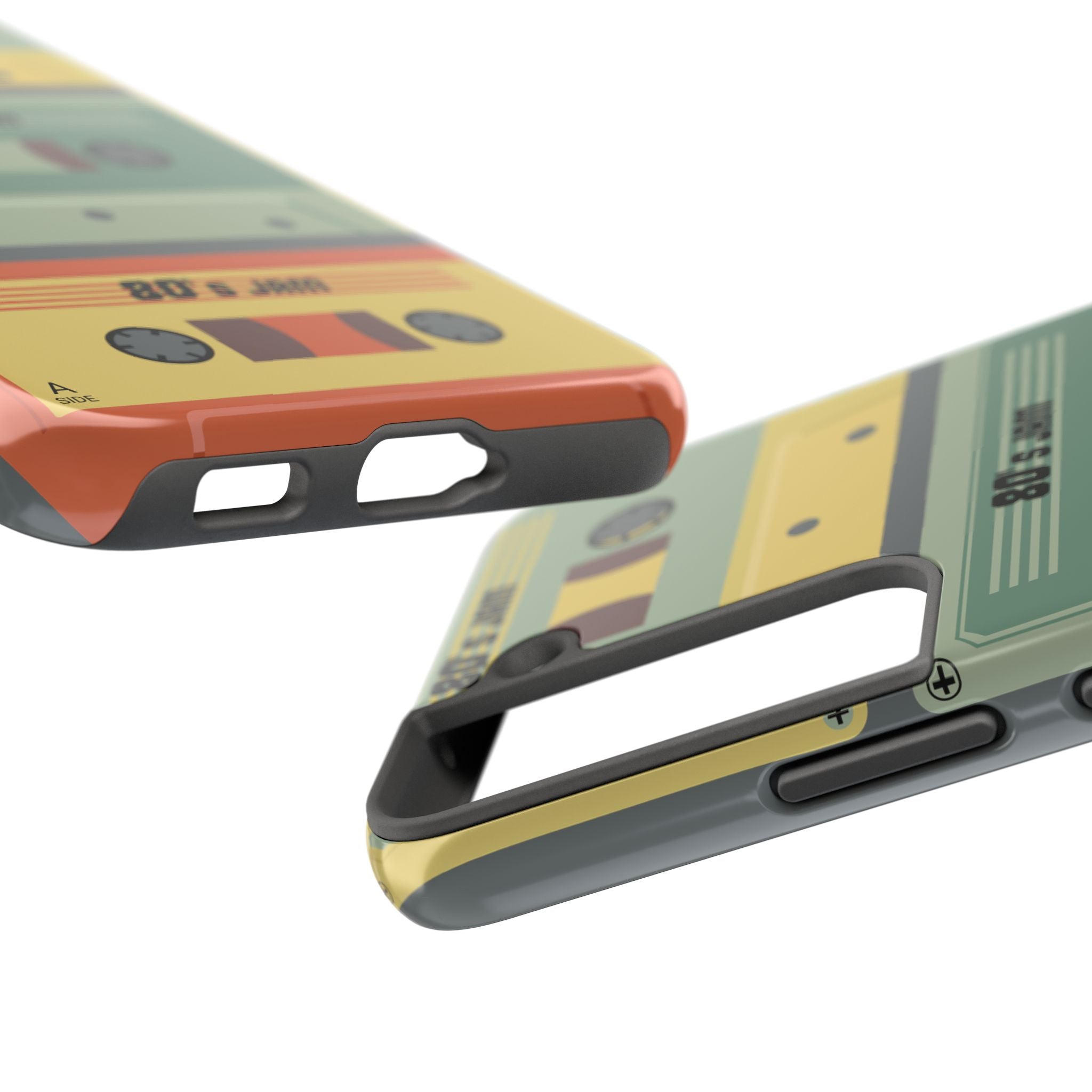 Retro 80s Cassette Tough Phone Case — "80's Jam" Vintage Tape Design