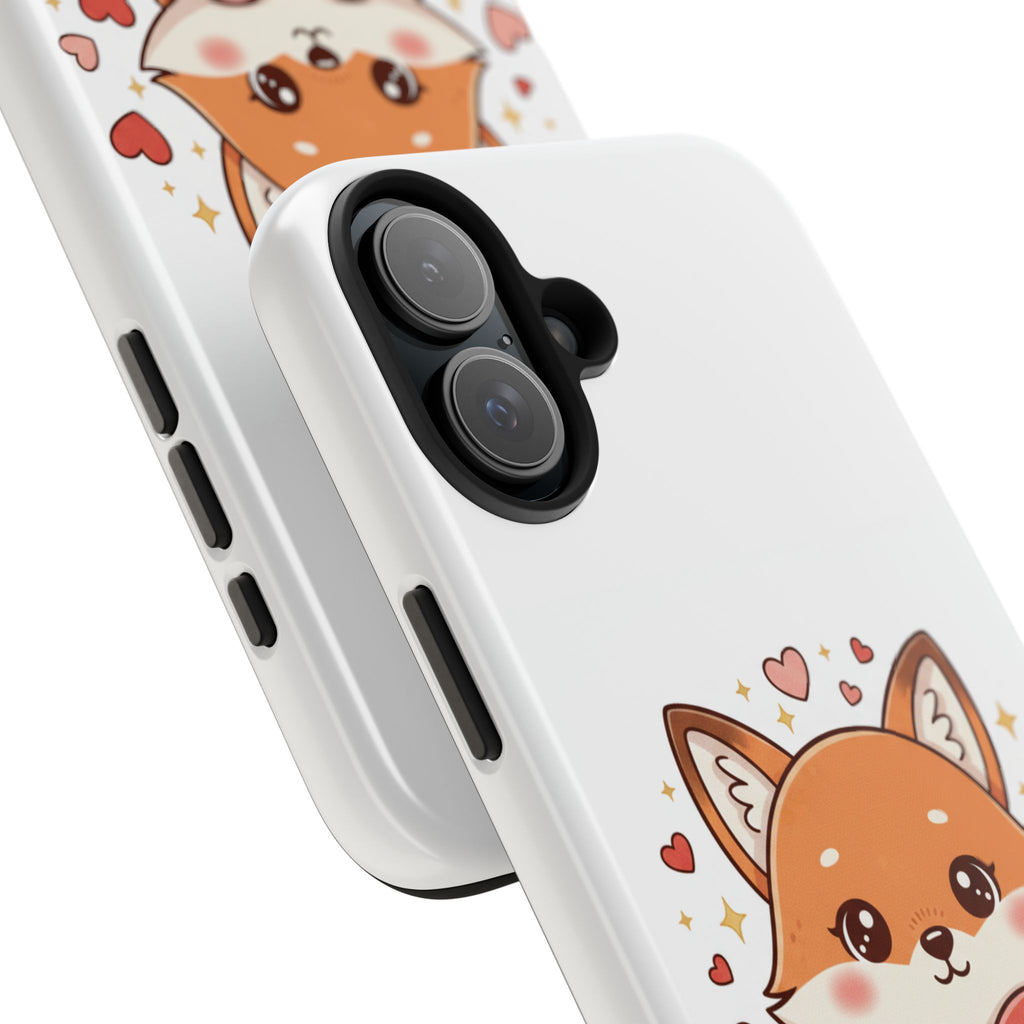 Phone Case — Cute Valentine Fox 'Be Mine' Protective Tough Case
