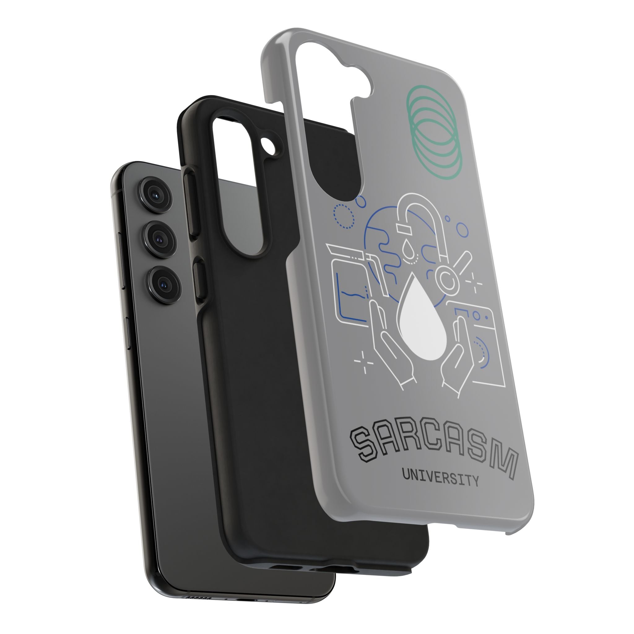 Sarcasm University Tough Phone Case — Scientific Lab Drop Design