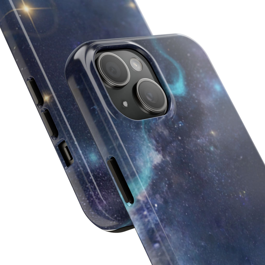 Galaxy Night Sky Tough Phone Case — Starry Landscape Protective Phone Cover