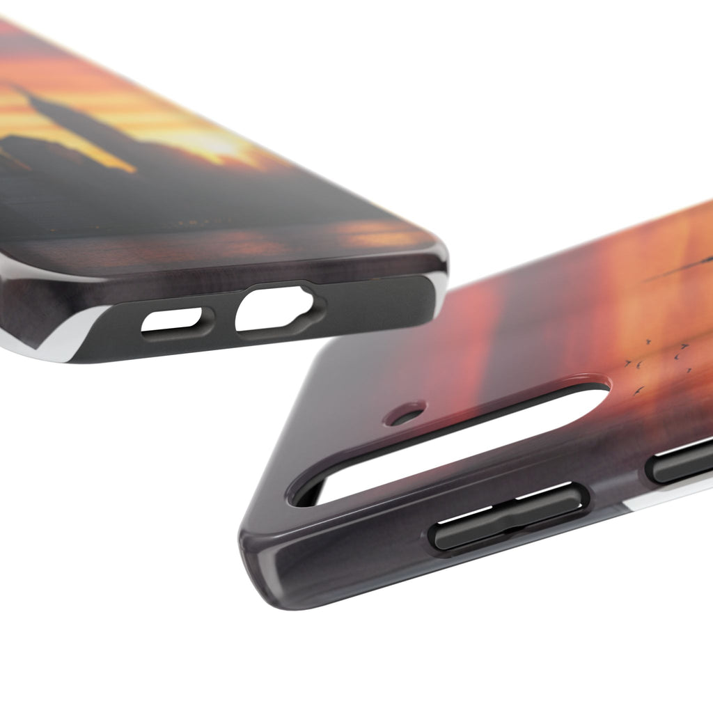 Tough Phone Case — NYC Skyline Sunset Protective Cover
