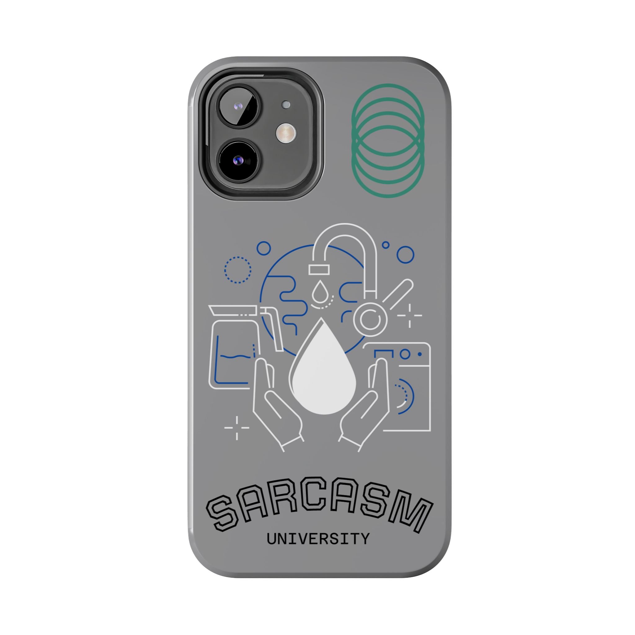 Sarcasm University Tough Phone Case — Scientific Lab Drop Design