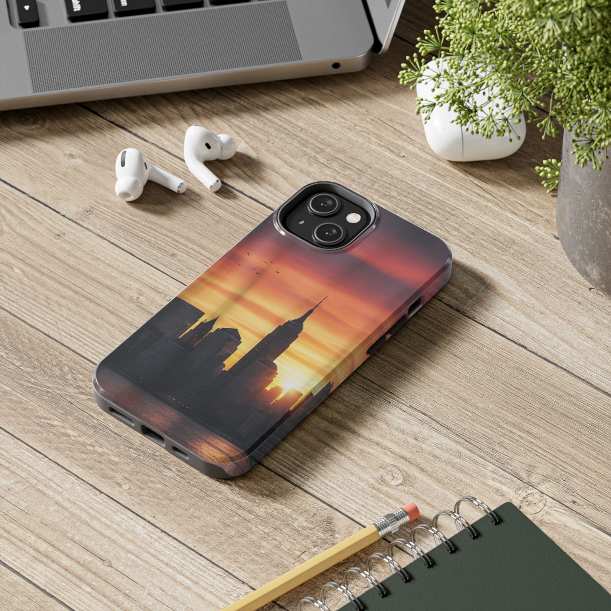 Tough Phone Case — NYC Skyline Sunset Protective Cover