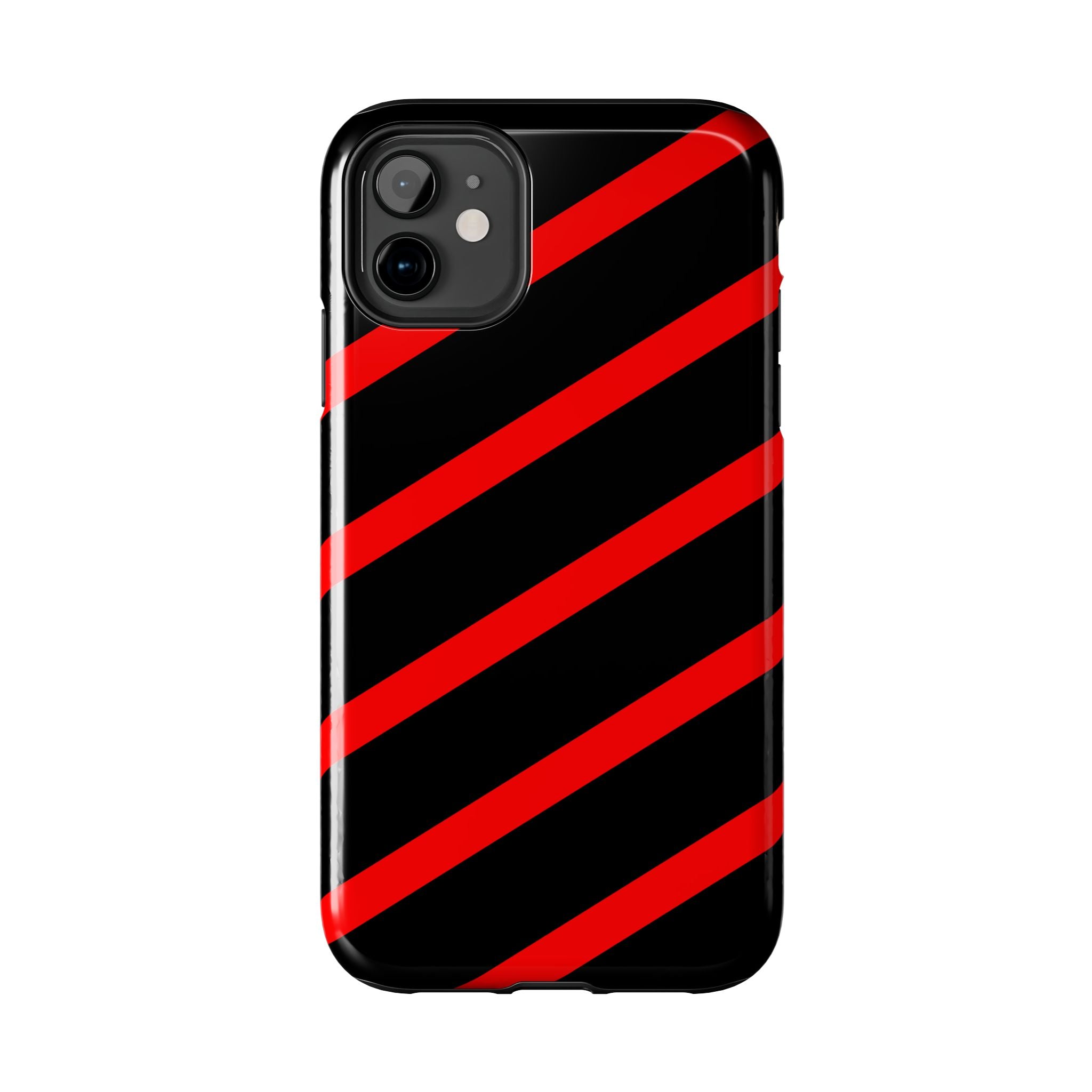 Copy of Tough Phone Case — Blue Diagonal Stripe Shockproof Cover