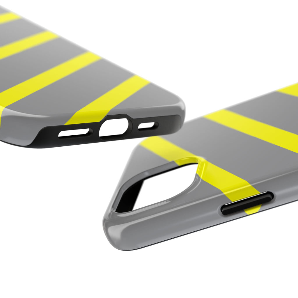 Copy of Tough Phone Case — Blue Diagonal Stripe Shockproof Cover