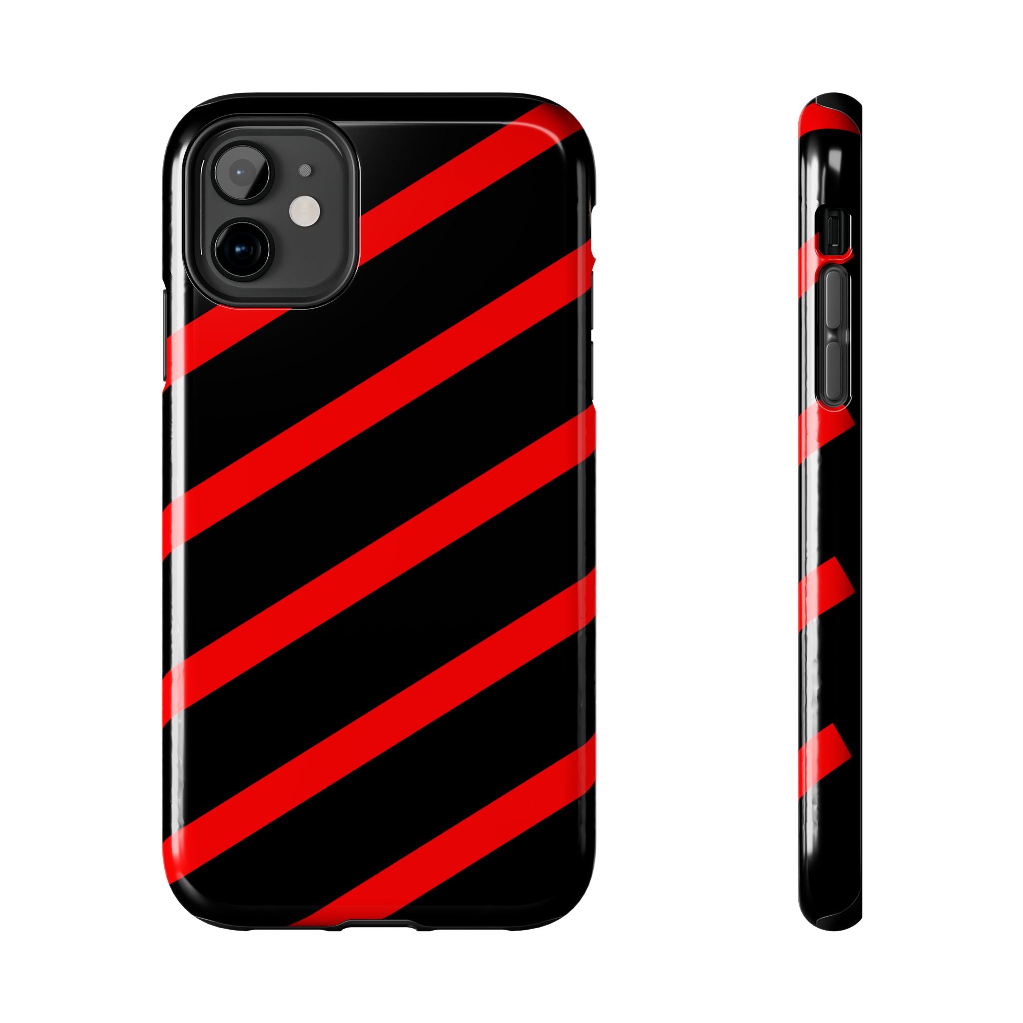 Copy of Tough Phone Case — Blue Diagonal Stripe Shockproof Cover