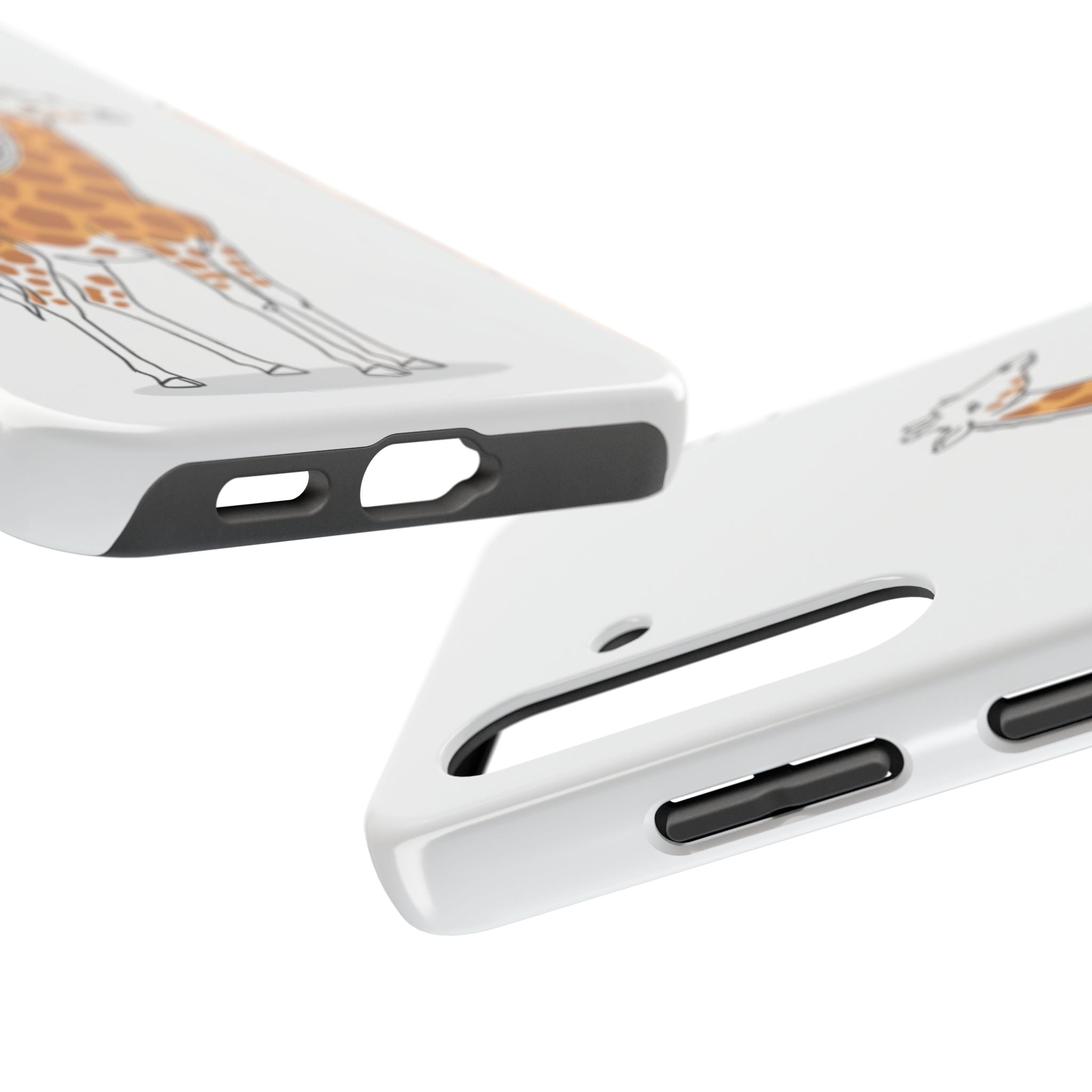 Giraffe Tough Phone Case — Cute Safari Animal Protective Cover