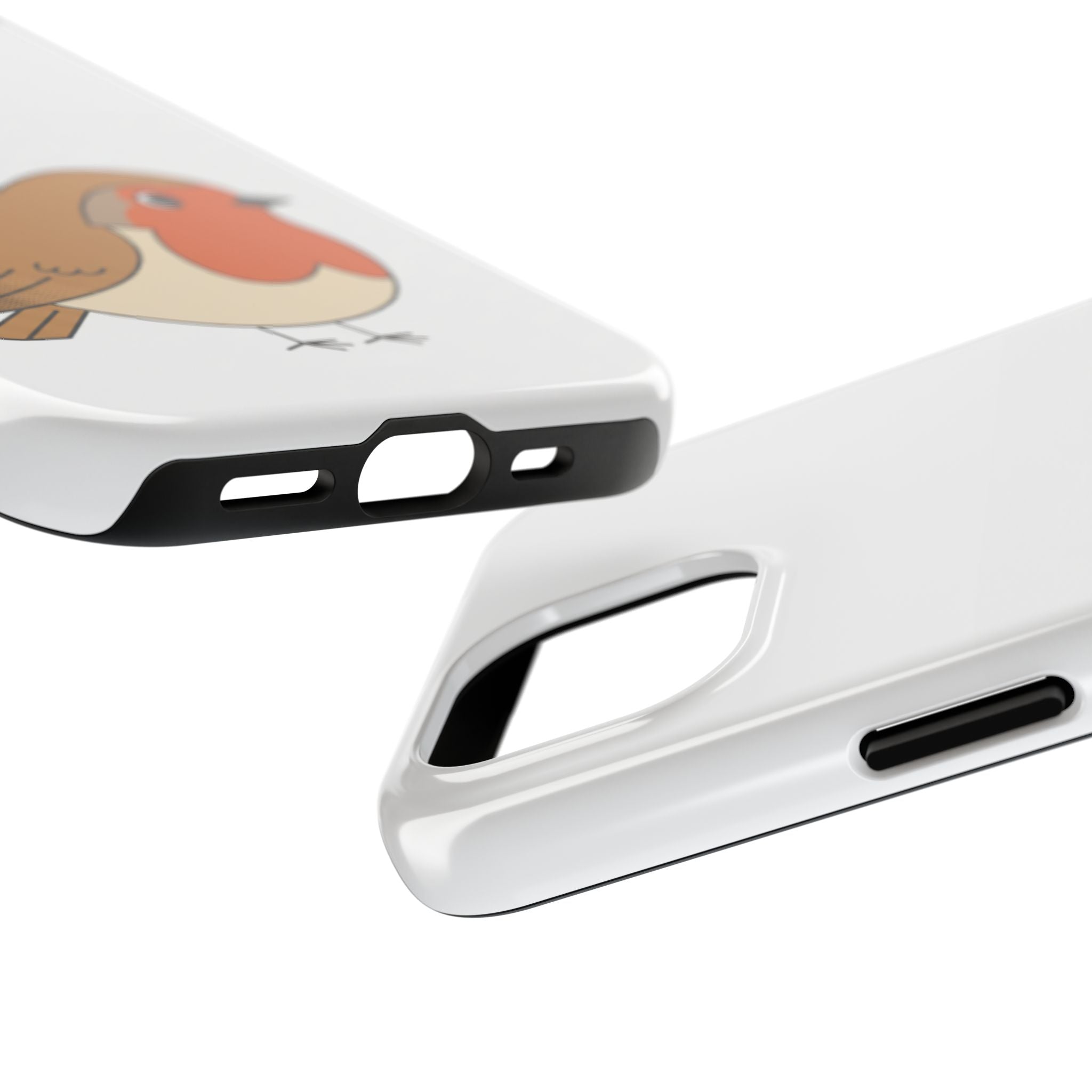 Cute Robin Tough Phone Case — Protective Bird iPhone Case