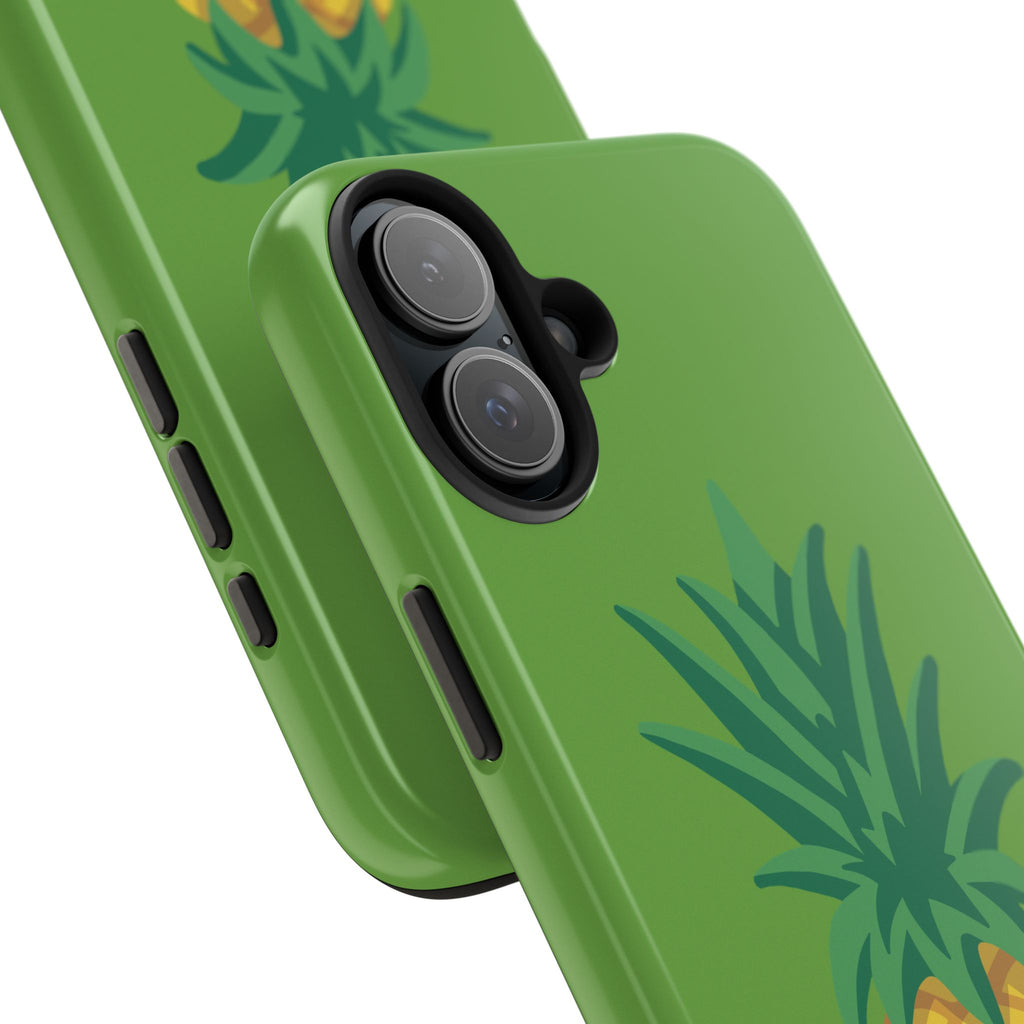 Pineapple Tough Phone Case — Tropical Green Protective Phone Cover
